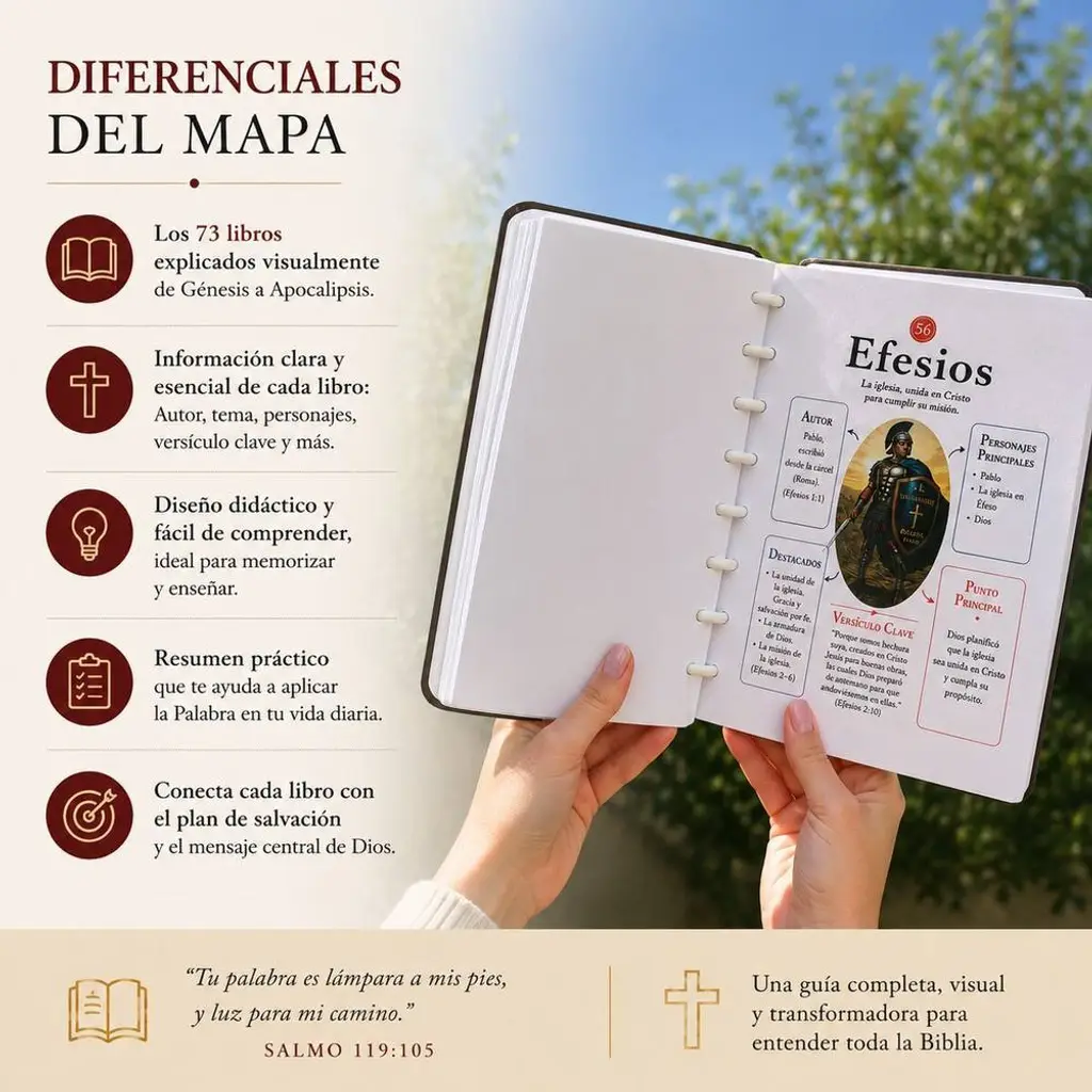 Infografía organizando los libros del Antiguo Testamento